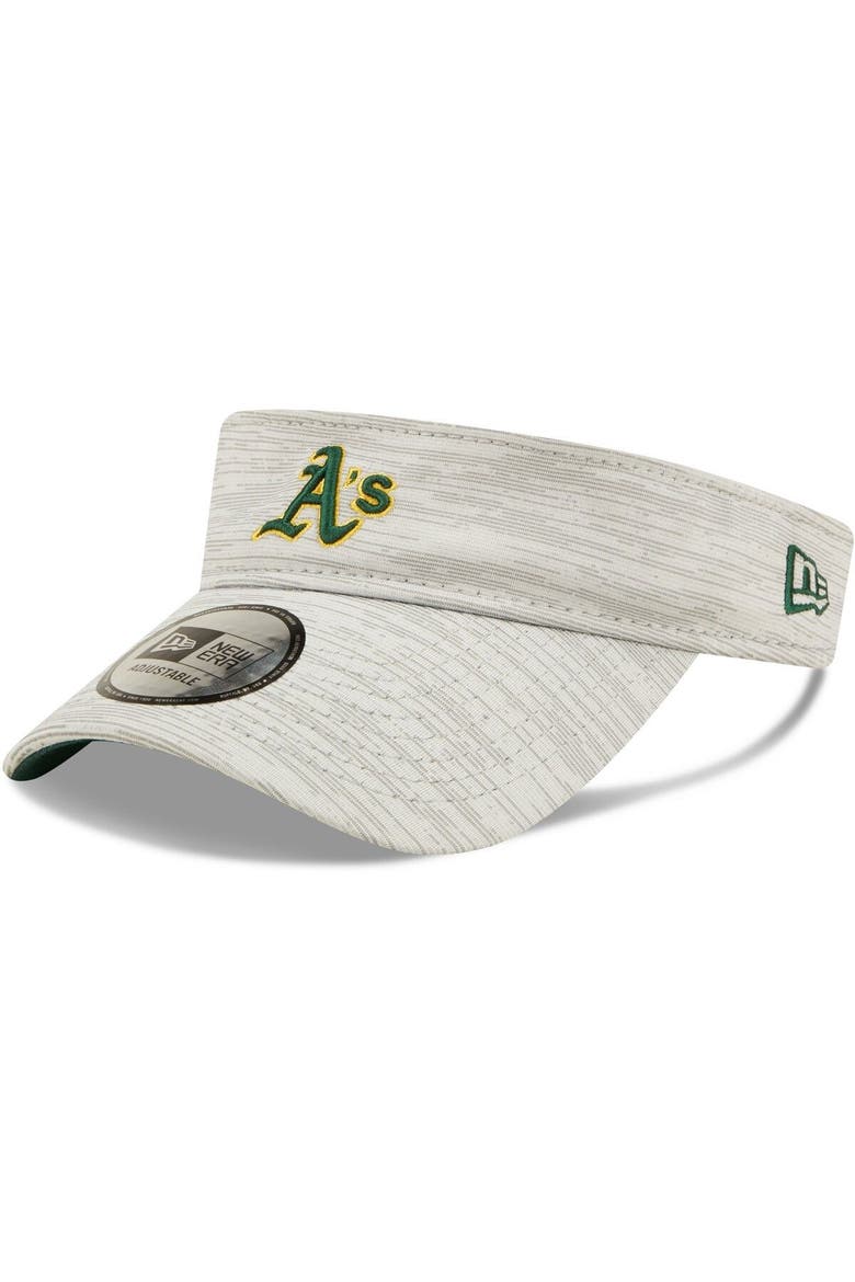 Men's New Era Gray Oakland Athletics Distinct Visor, Alternate, color, Gray
