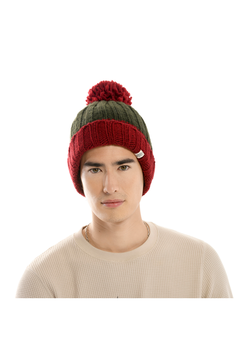 Nirvanna Designs Cherry Pom Hat, Alternate, color, Charcoal/Pink Quartz