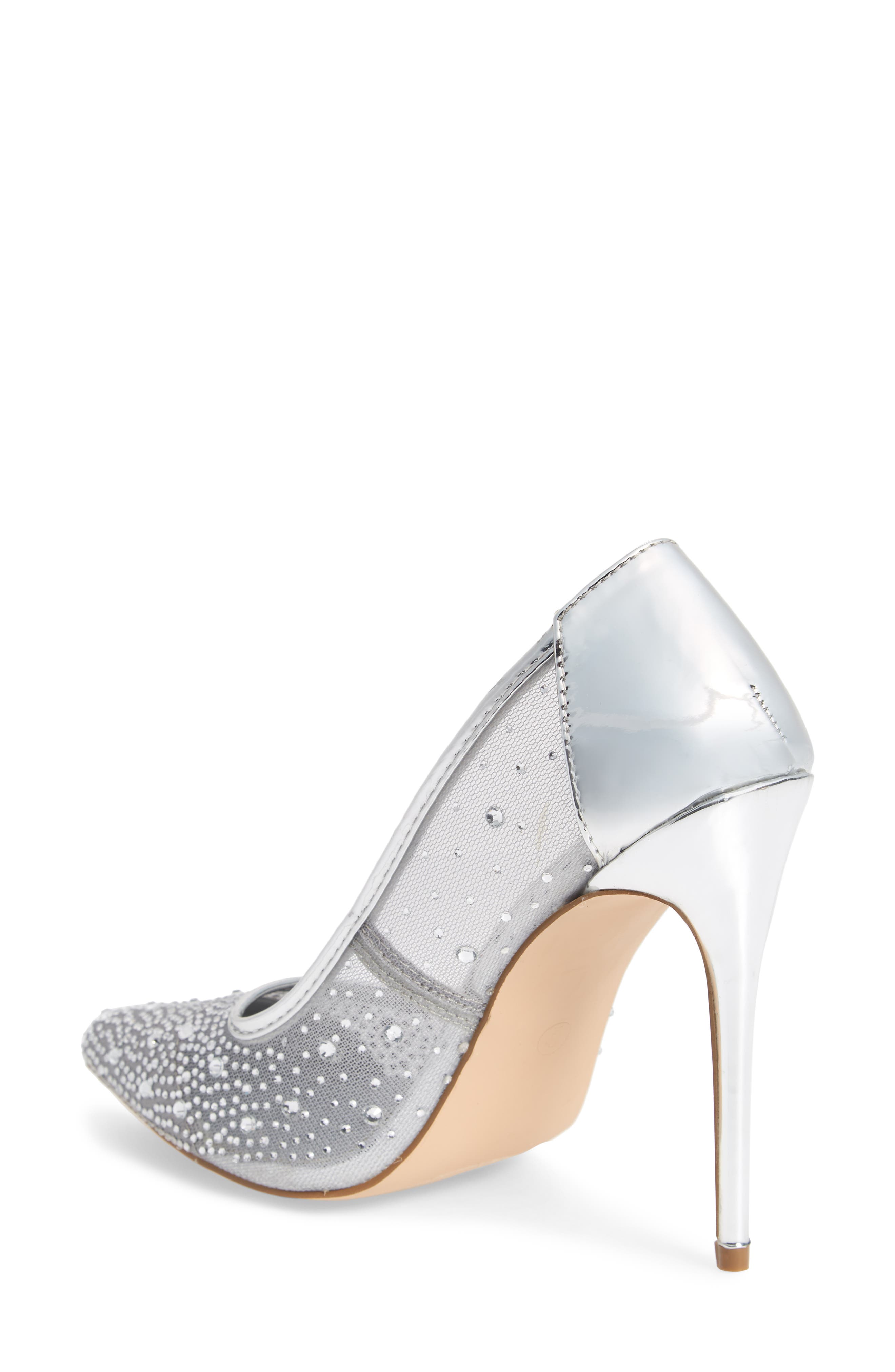 Lauren Lorraine Janna Embellished Illusion Pump, Alternate, color, 