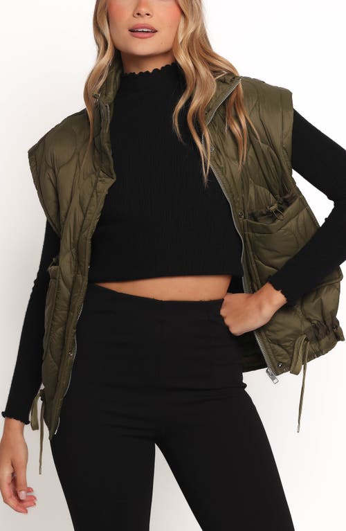 Petal And Pup Petal & Pup Haven Quilted Vest In Blue