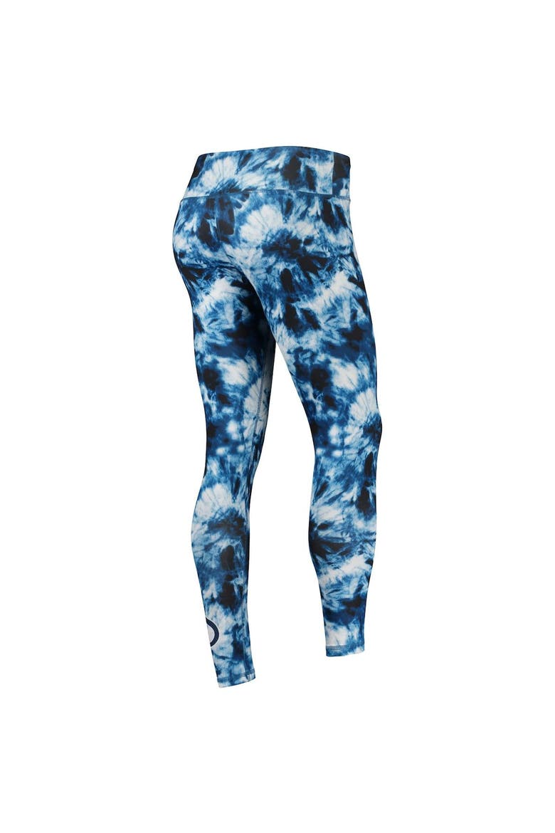 Women's FOCO Navy New York Yankees Tie-Dye Leggings, Alternate, color, Navy