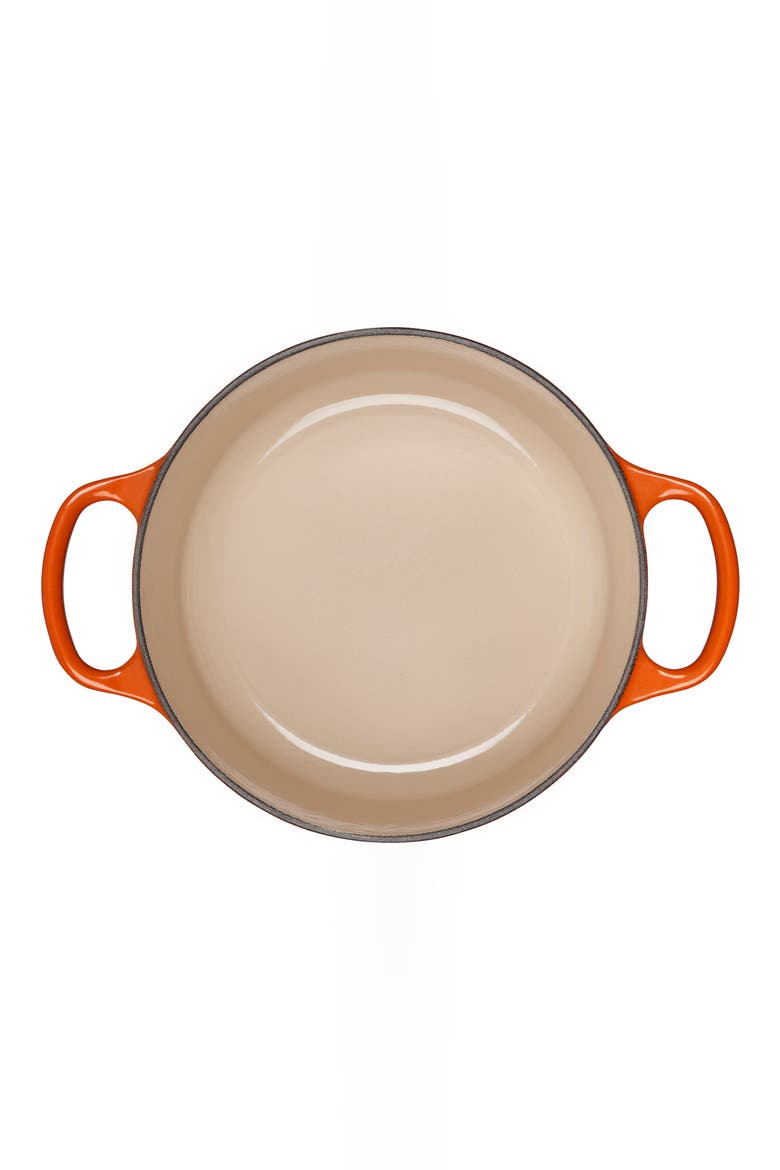 Signature 2-Quart Round Enameled Cast Iron Dutch Oven, Alternate, color, FLAME