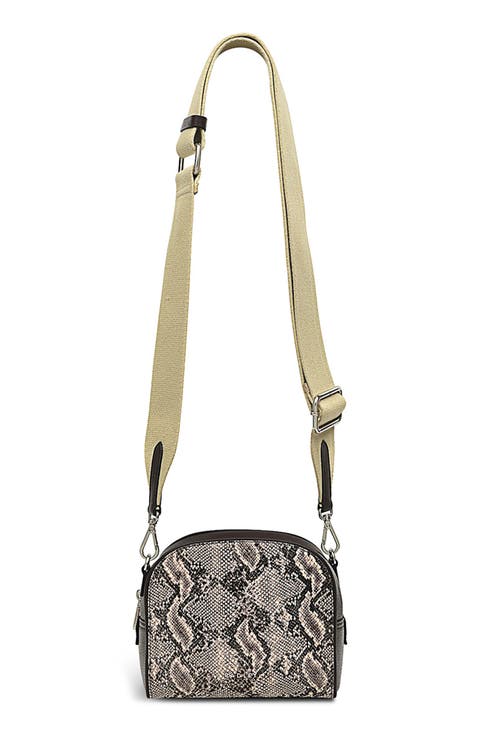 Arden Crescent Leather Crossbody Bag