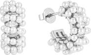 Untamed Petals Millie Mini Pearl Hoops