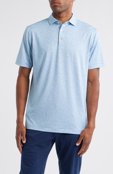 Ferdinand Geo Print Performance Jersey Polo