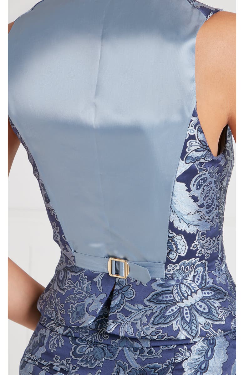 Temperley London Francis Suit Vest, Alternate, color, Navy