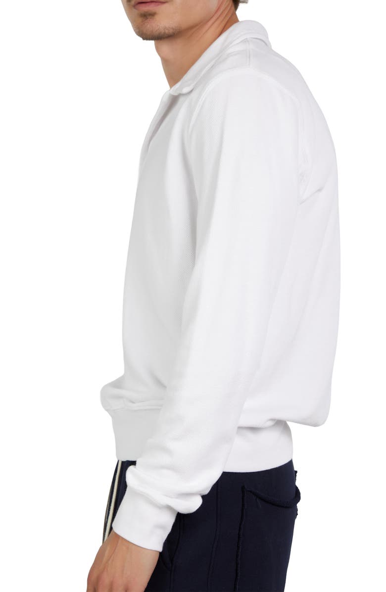 Les Tien Pique Tennis Polo, Alternate, color, White