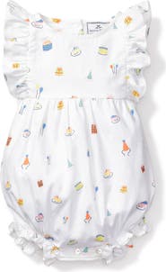 Petite Plume Birthday Print Ruffle Romper