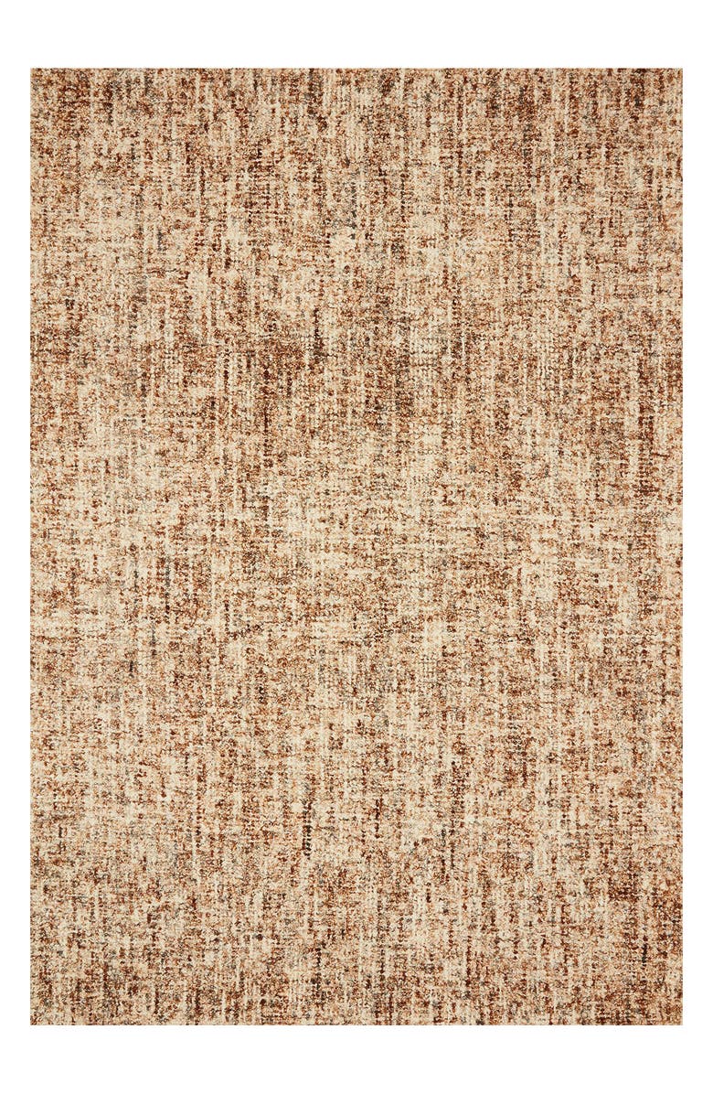 LOLOI Harlow Wool Rug - Rust/Charcoal, Main, color, Rust / Charcoal