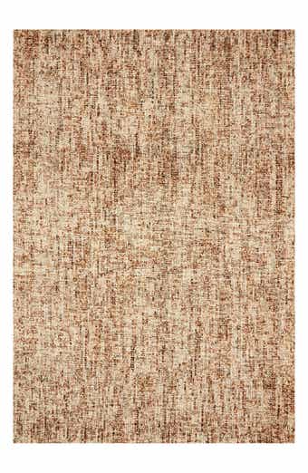 LOLOI Harlow Wool Rug - Rust/Charcoal