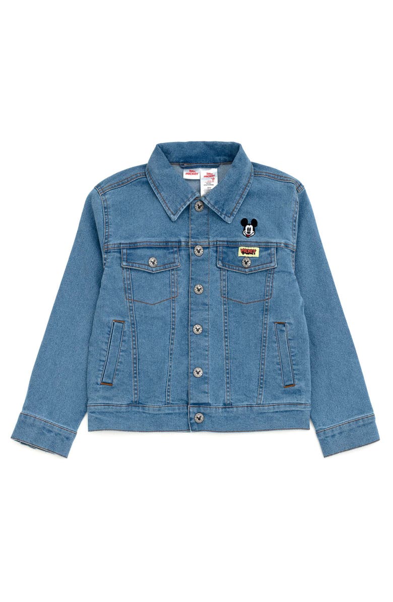 Disney Mickey Mouse & Friends Denim Jacket, Main, color, Mickey Mouse Blue