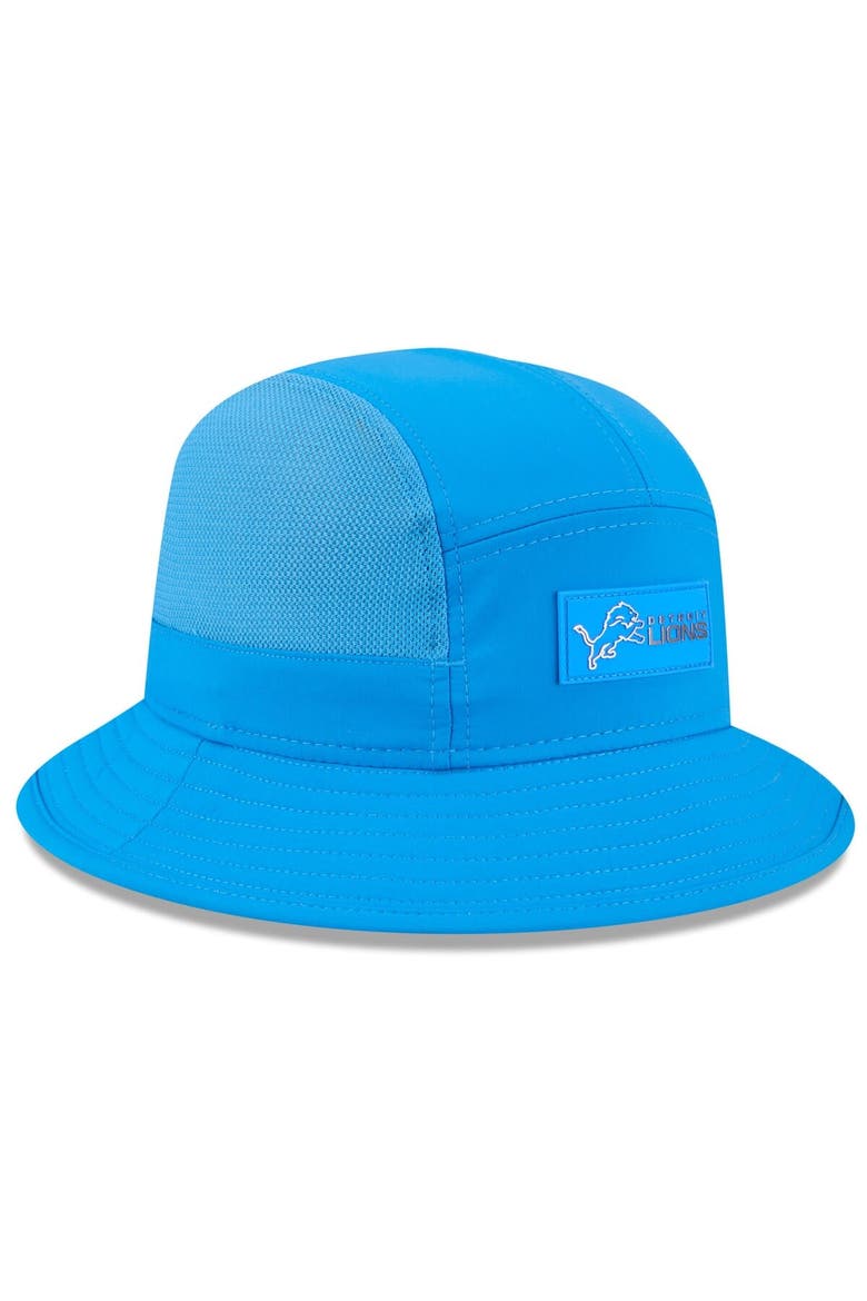 Men's New Era Blue Detroit Lions 2025 Sideline  Bucket Hat, Alternate, color, Blue