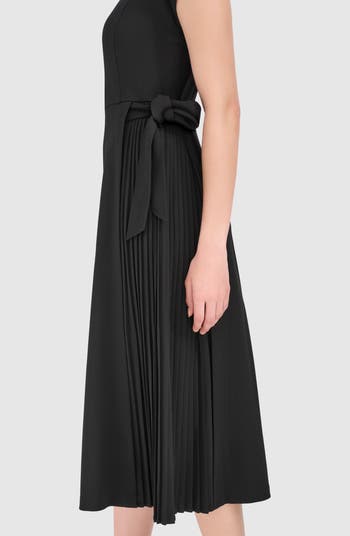 Calvin Klein Cap Sleeve Pleated Side Midi Dress Nordstromrack