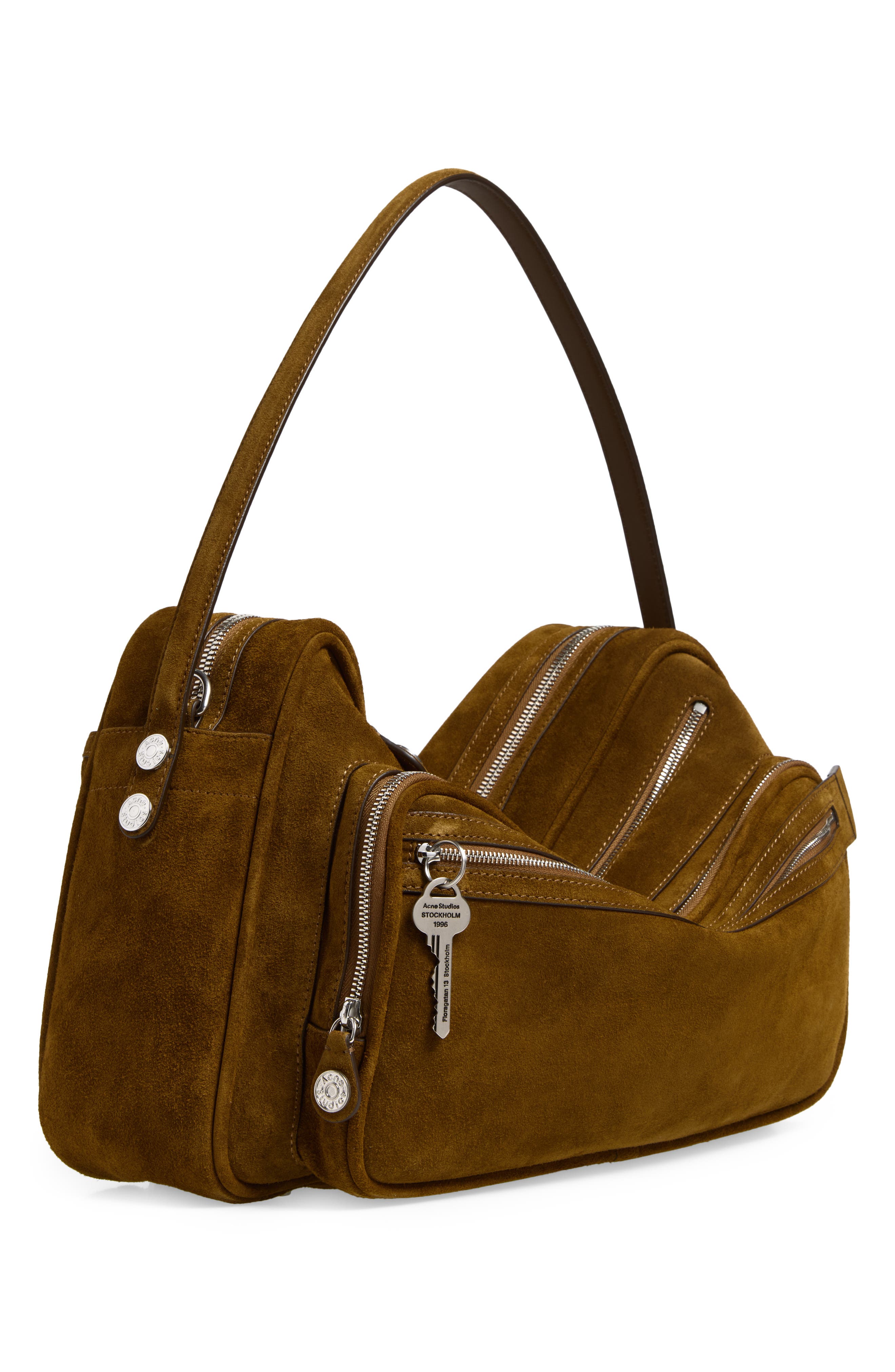 Camero Camera Leather Shoulder Bag, Alternate, color, COGNAC BROWN