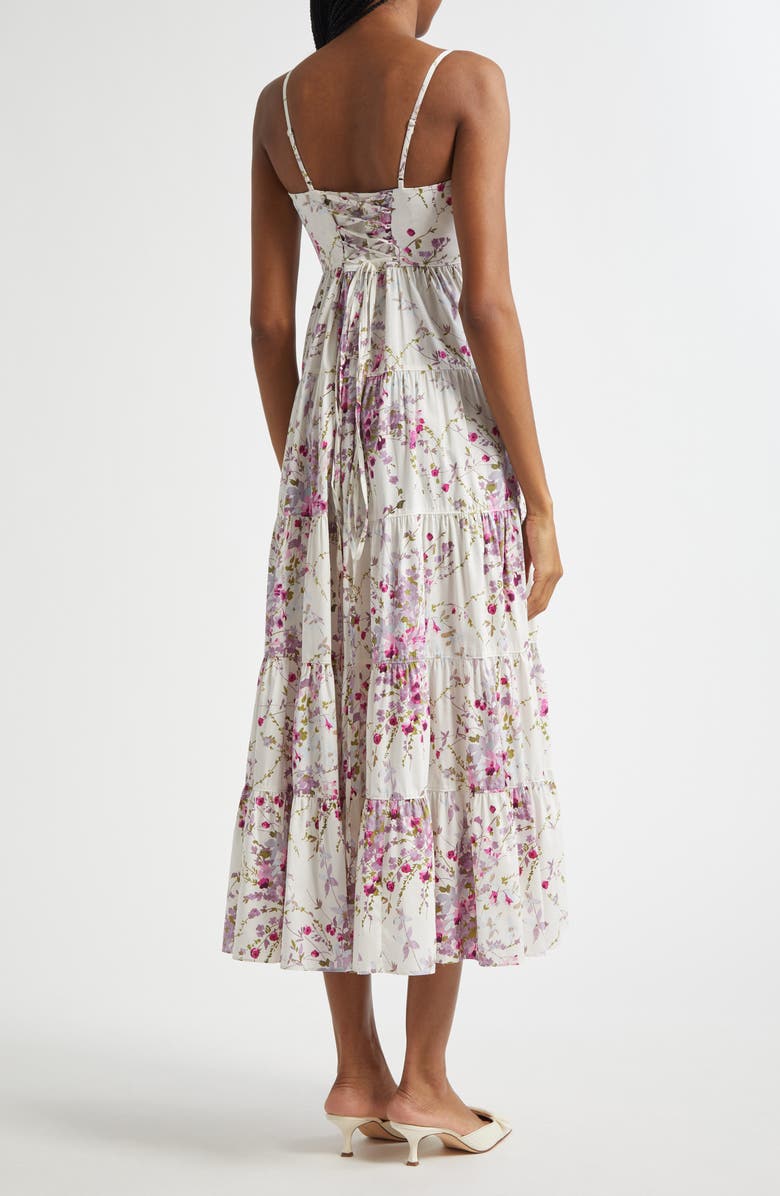 Gavin Midsummer Bloom Tiered Cotton Blend Dress