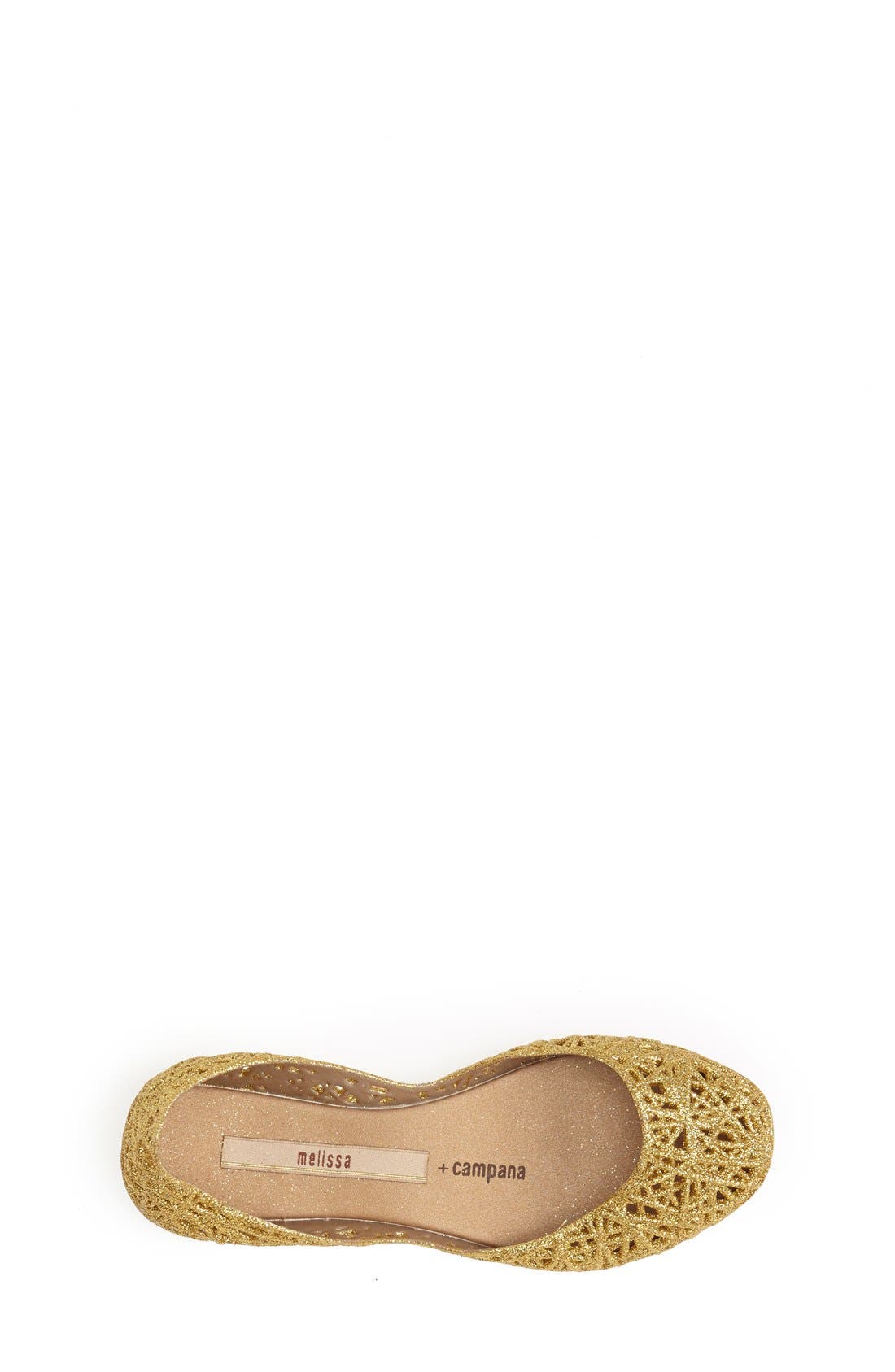 'Campana Zig Zag' Flat, Alternate, color, Z/DNUGOLD GLITTER