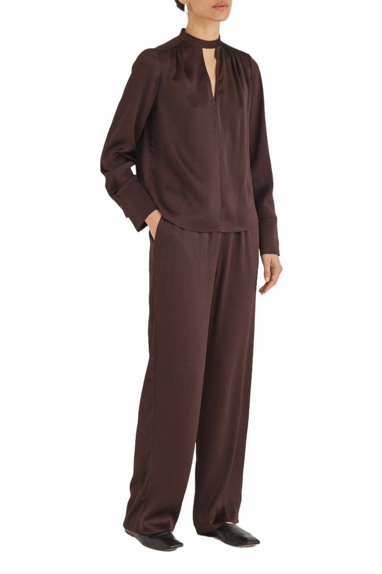 Gianna Blouse, Alternate, color, RAISIN