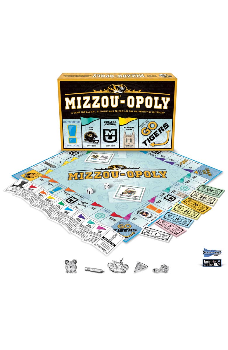 Late for the Sky University Of Missouri Mizzouopoly Monopoly Board Game, Alternate, color, Multicolored