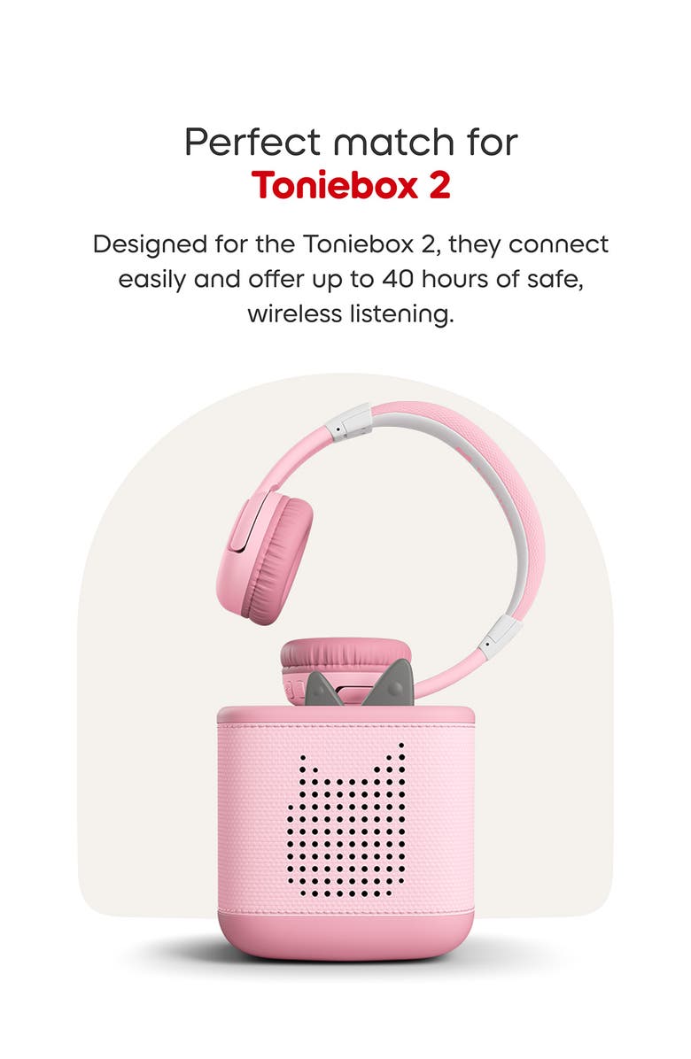 tonies Bluetooth Headphones, Alternate, color, Pink