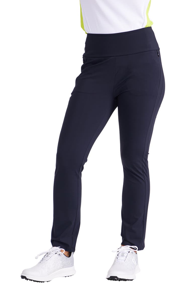 Smooth Your Waist Crop Golf Pants, Alternate, color, BLACK