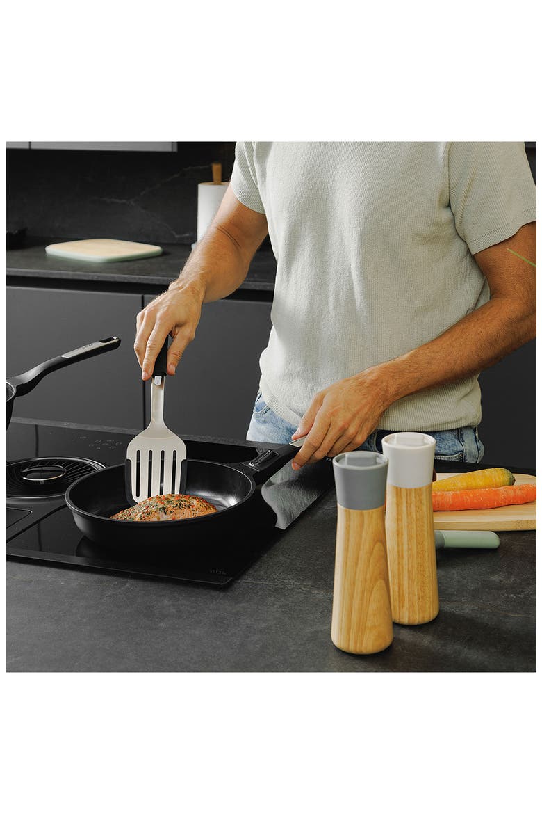 Leo Phantom 3-Piece Fry Pan Set, Alternate, color, BLACK
