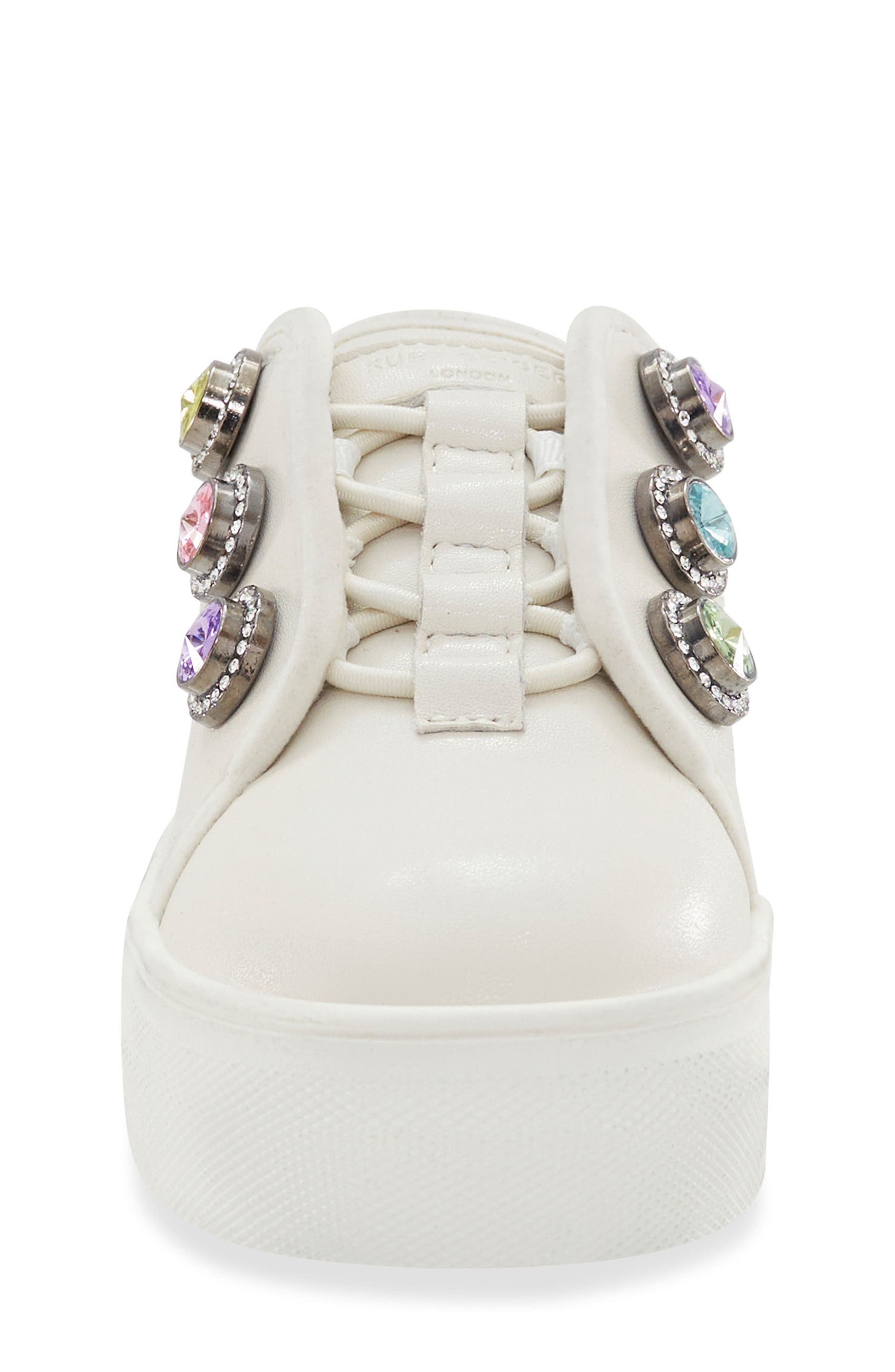 Kurt Geiger London Kids' Mini Laney Octavia Sneaker, Alternate, color, Bone
