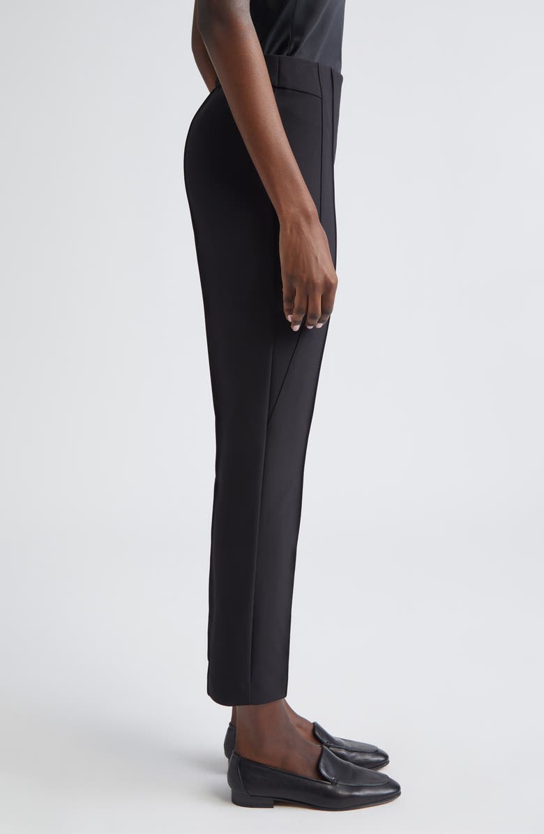 Lafayette 148 New York Gramercy Acclaimed Stretch Pants, Alternate, color, Black