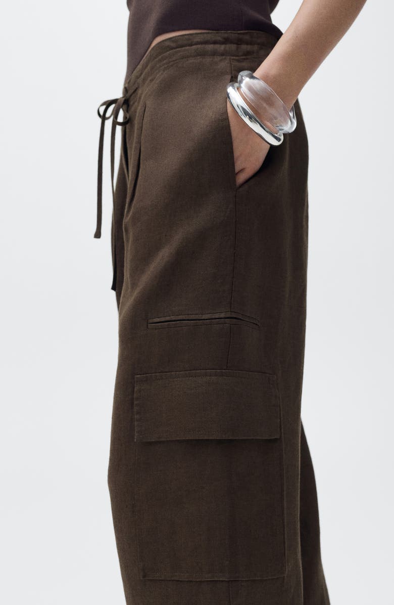 Linen Cargo Pants