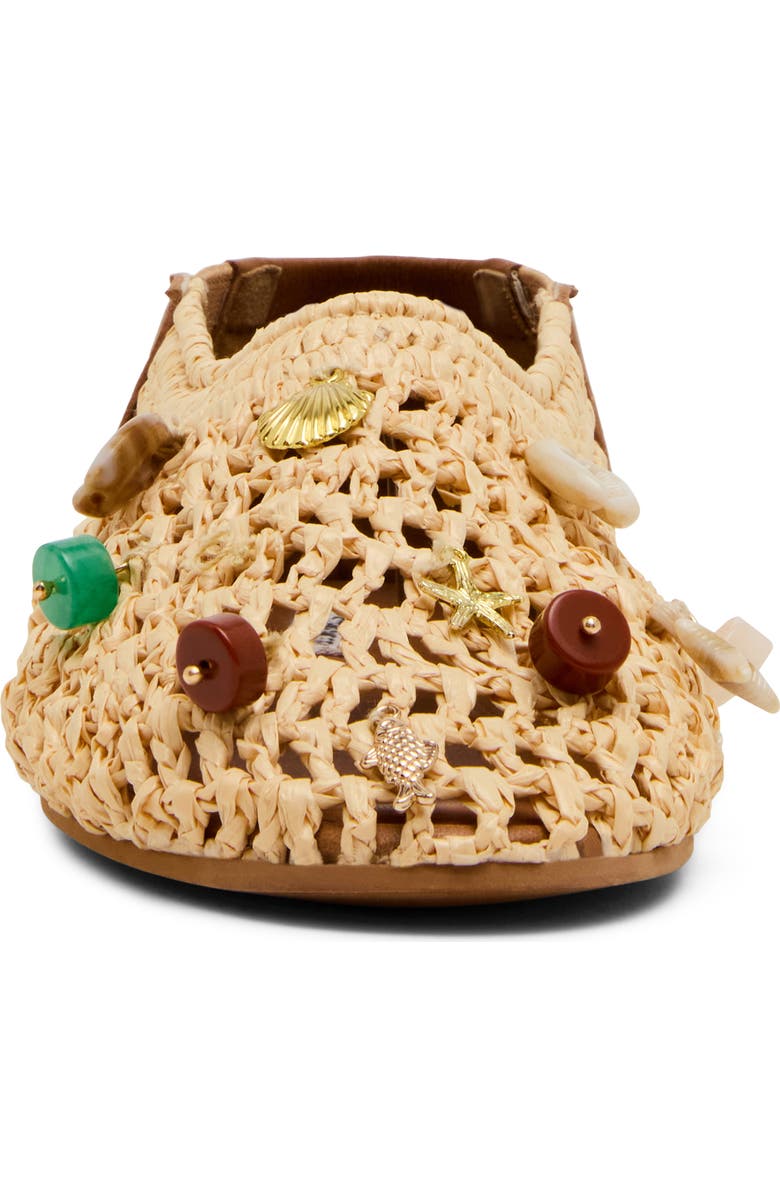 Steve Madden Meela Charm Flat, Alternate, color, Natural Raffia