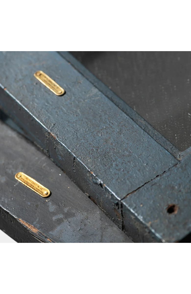 PUEBCO Vintage Window Mirror, Alternate, color, Industrial Blue