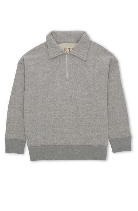 Idaho Cotton 3/4 Zip Sweatshirt