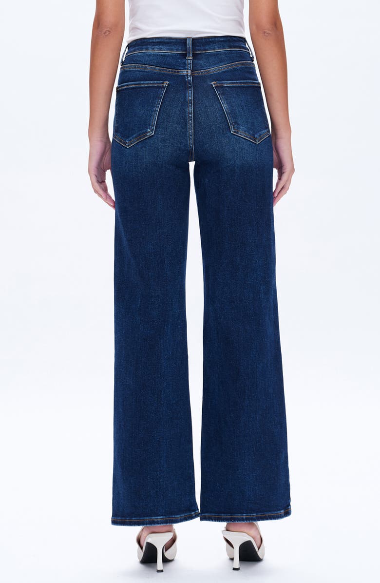 Bayeas Linda High Waist Wide Leg Jeans, Alternate, color, 