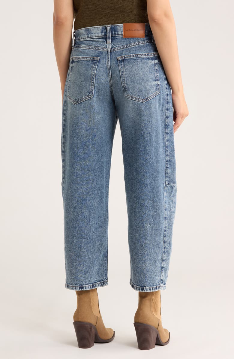 Lucky Brand Barrel Leg Jeans, Alternate, color, Avondale