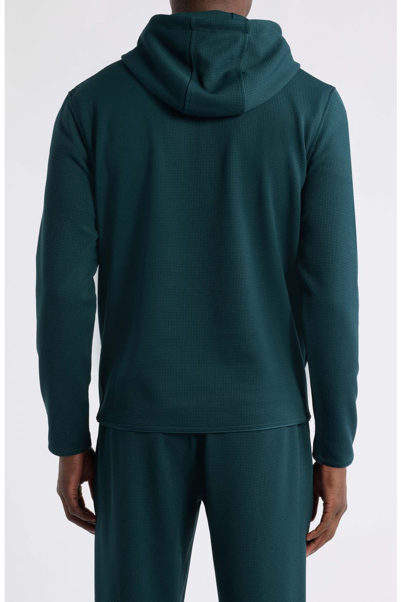 Waffle Pullover Hoodie, Alternate, color, GREEN MAGICAL