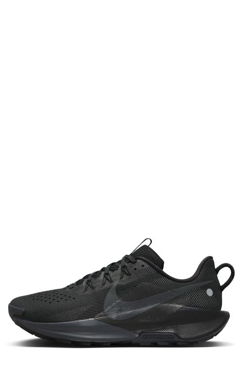 Nike Reactx Pegasus Trail 5 Running Shoe In Black