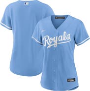 Nike Women's Nike Light Blue Kansas City Royals Alternate Replica Team Logo Jersey