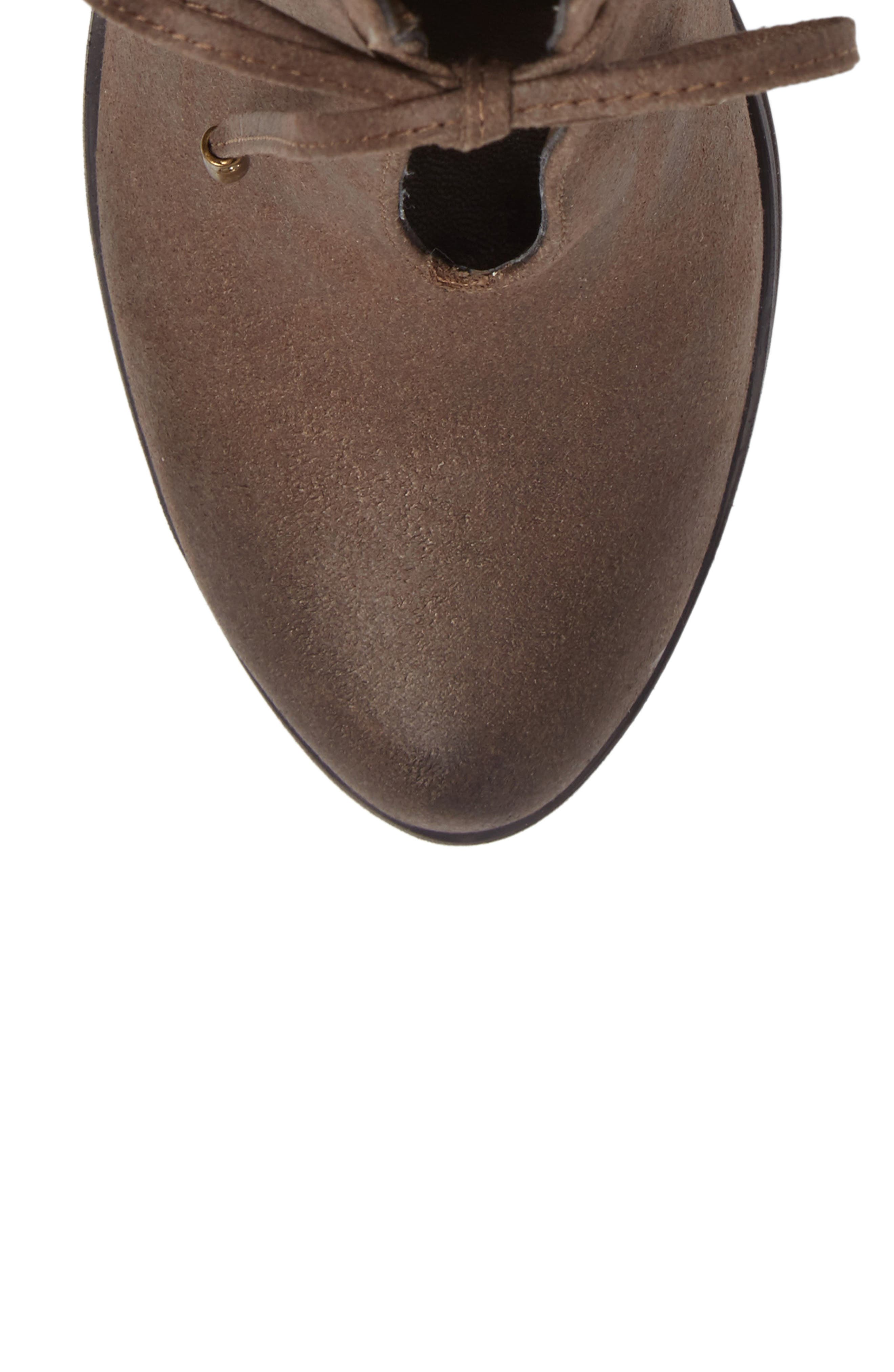 Chick Flick Bootie, Alternate, color, TAUPE FAUX LEATHER