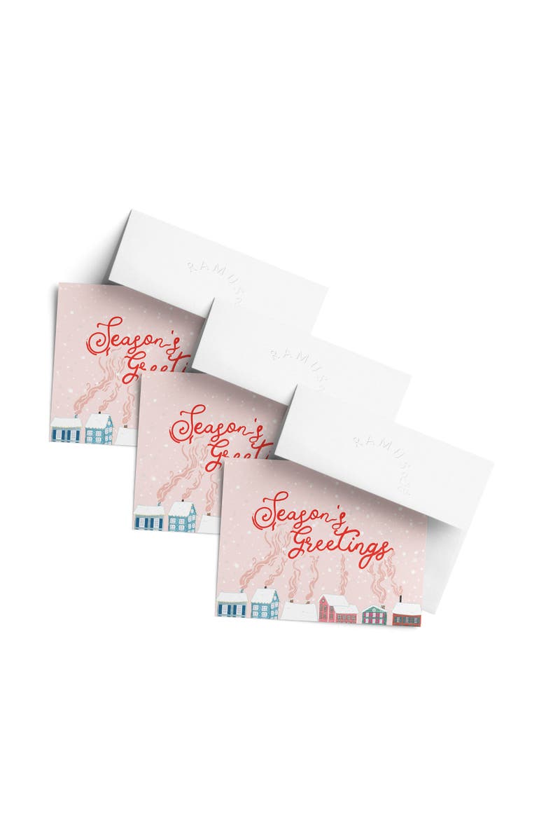 Ramus & Co Winter/Holiday Greeting Card Pack Sets (3 ct) Season's Greetings Sky, Main, color, Multi-Pack