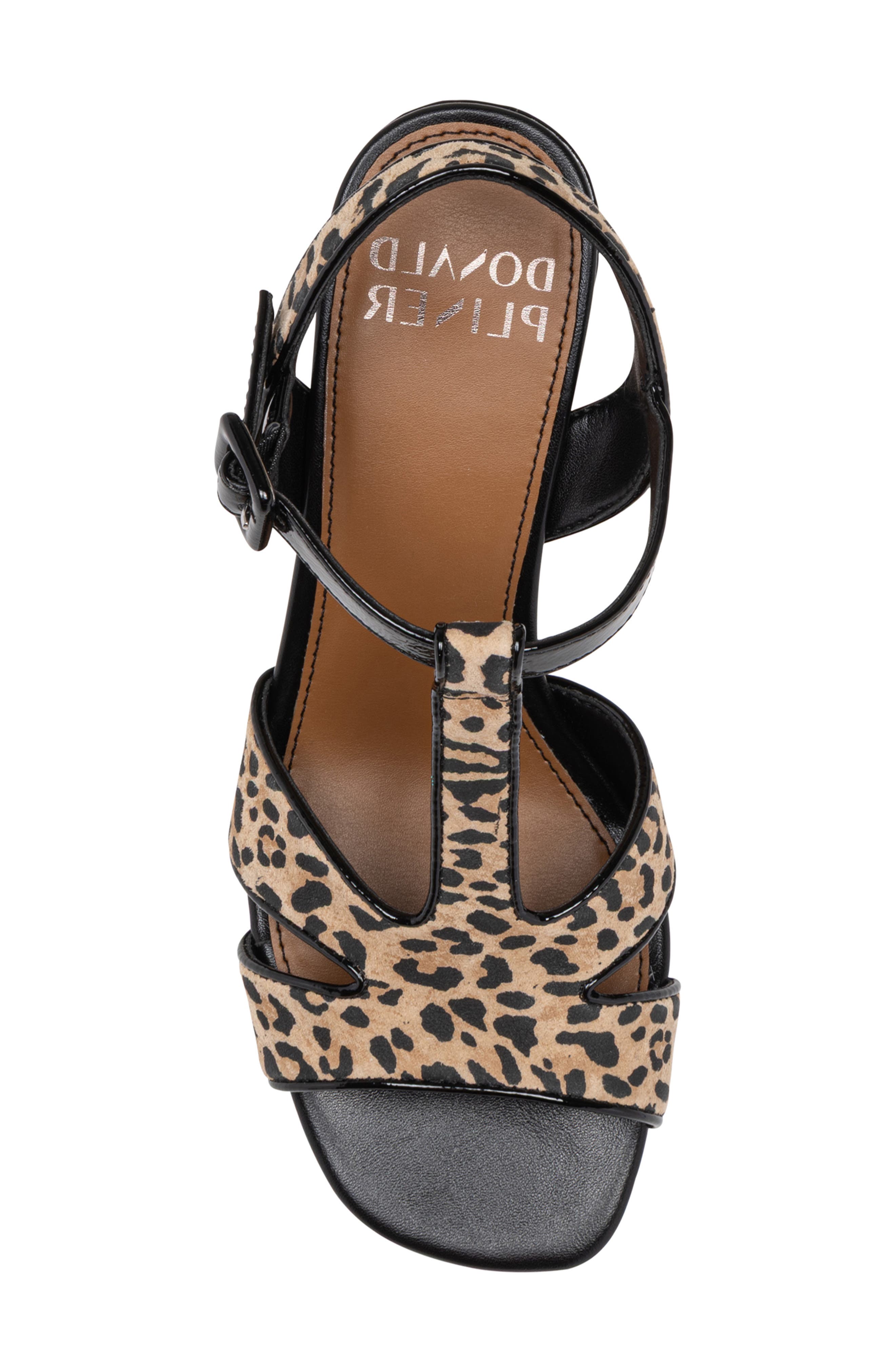 Donald Pliner T-Strap Sandal, Alternate, color, Leopard/ Leopard