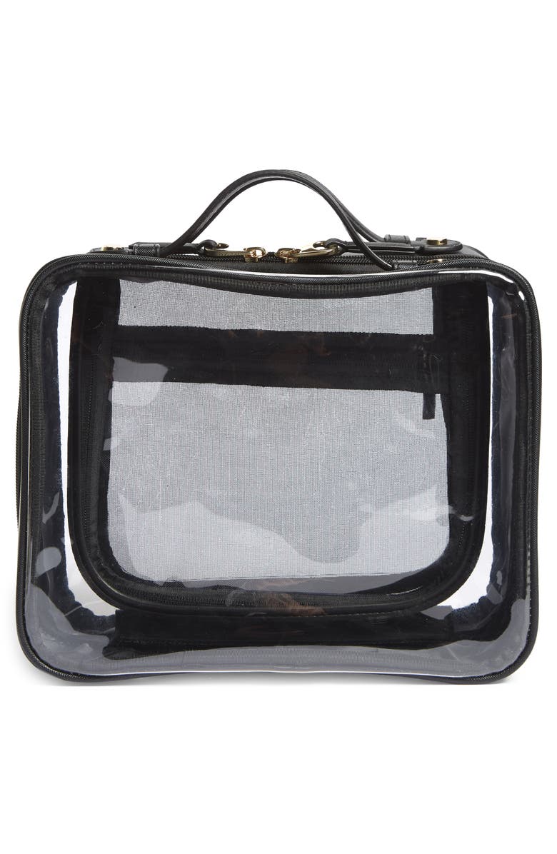 CALPAK Clear Cosmetics Case, Alternate, color,