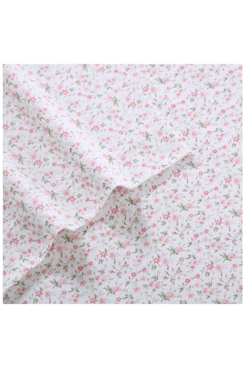 Evie Cotton Flannel Sheet Set, Alternate, color, LT-PASTEL PINK