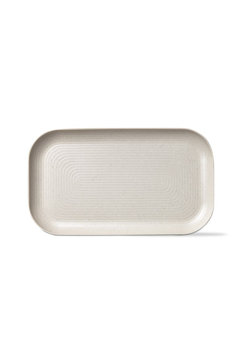 Cream Brooklyn Melamine Serving Platter Dishwasher Safe, Main, color, Beige