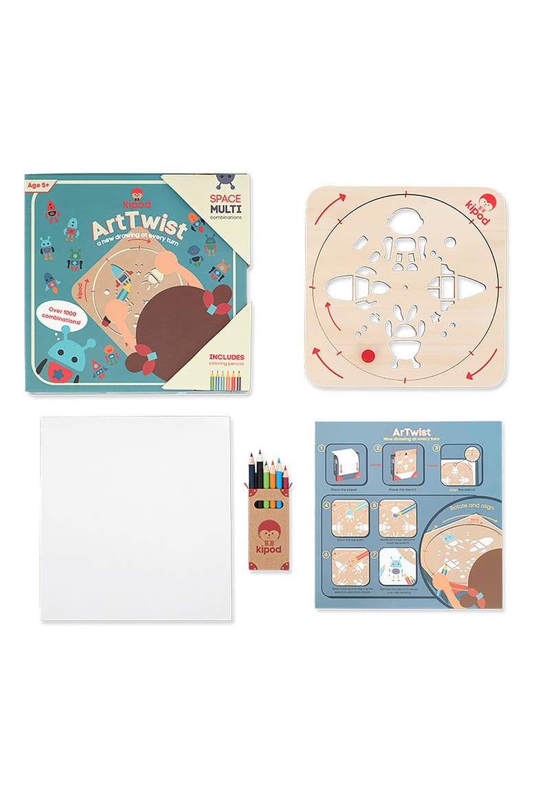 Kids' ArtTwist Space Drawing Kit, Alternate, color, MULTI
