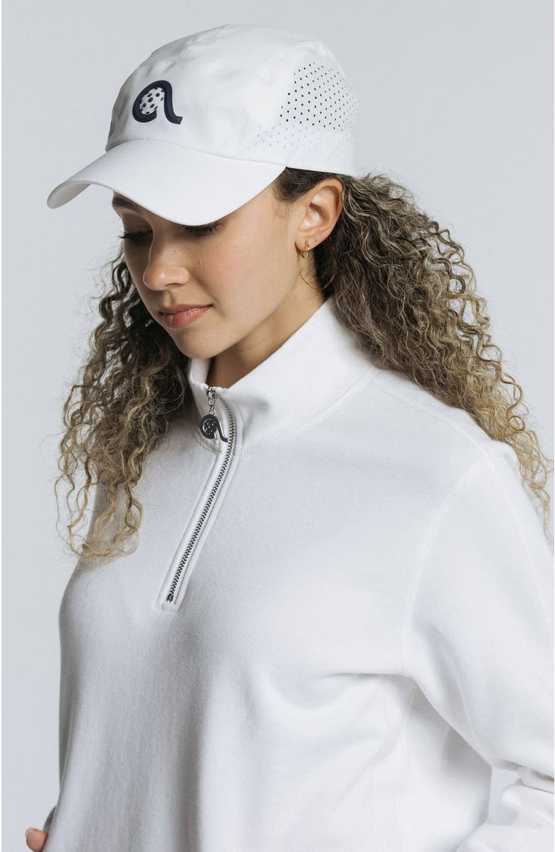 AVI Pickleball Hat, Alternate, color, White Lotus