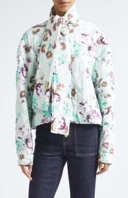 Ulla Johnson Lilith Quilted Silk Jacket with Removable Scarf