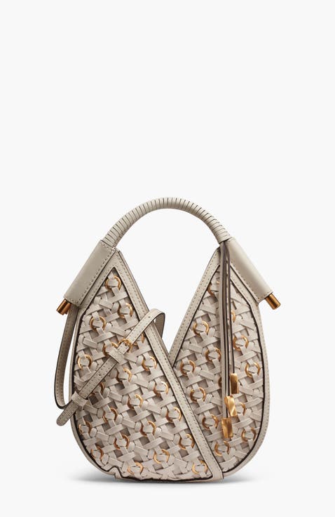 Baldwin Woven Grommet Micro Crossbody