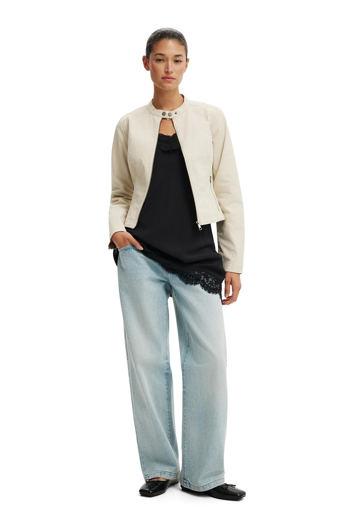 Women's Bay Moto Jacket - image 2