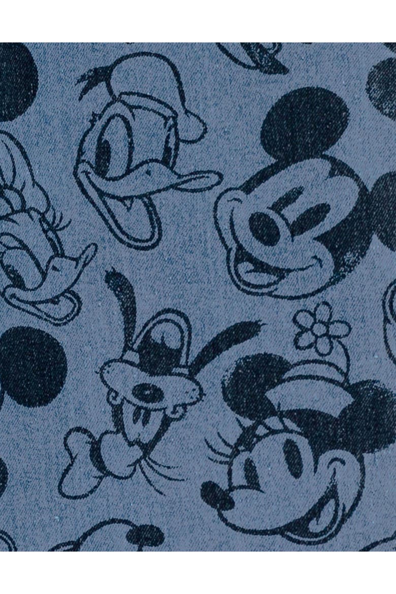Mickey Mouse & Friends Denim Jacket Overalls and Pants, Alternate, color, Mickey Friends Slate
