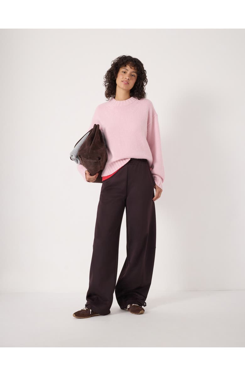 Hush Cora Relaxed Chunky Cashmere Sweater, Alternate, color, Blush Pink