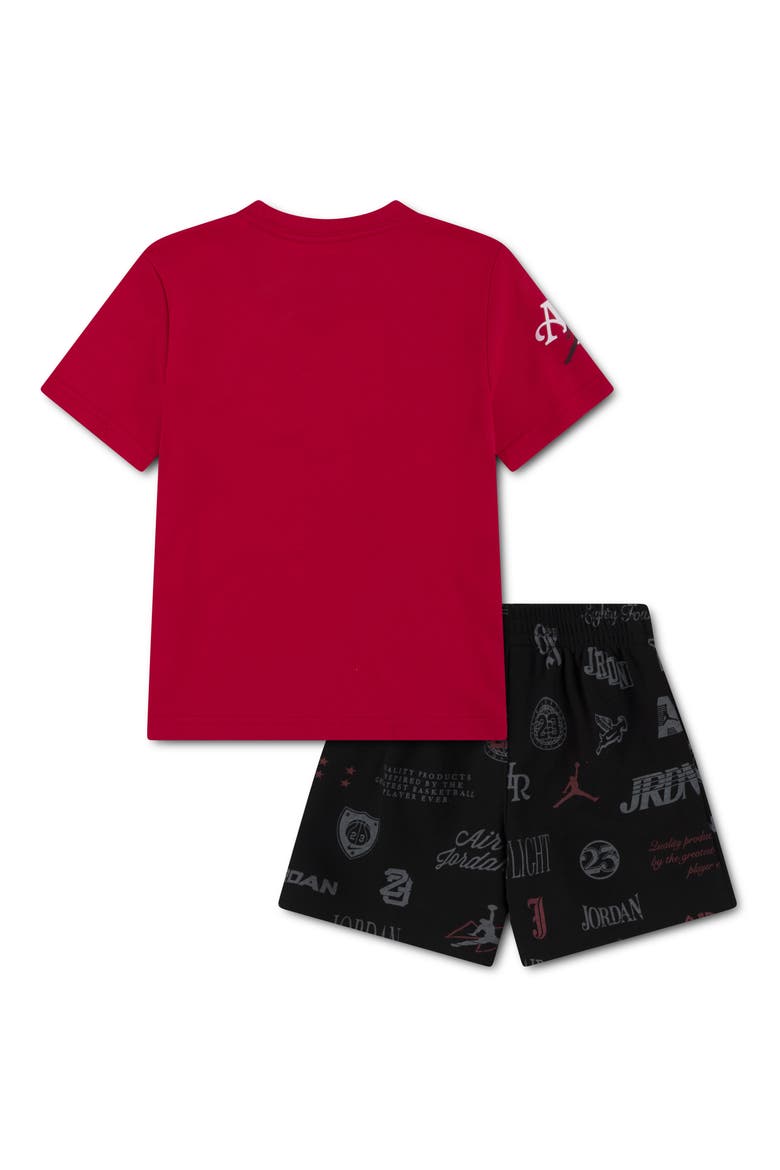 Kids' Rookie Season T-Shirt & Shorts Set, Alternate, color, BLACK